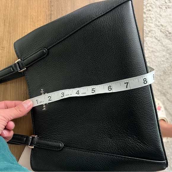 Kate Spade Medium Triple Compartment Satchel Jackson Black With Wallet - Picture 12 of 13